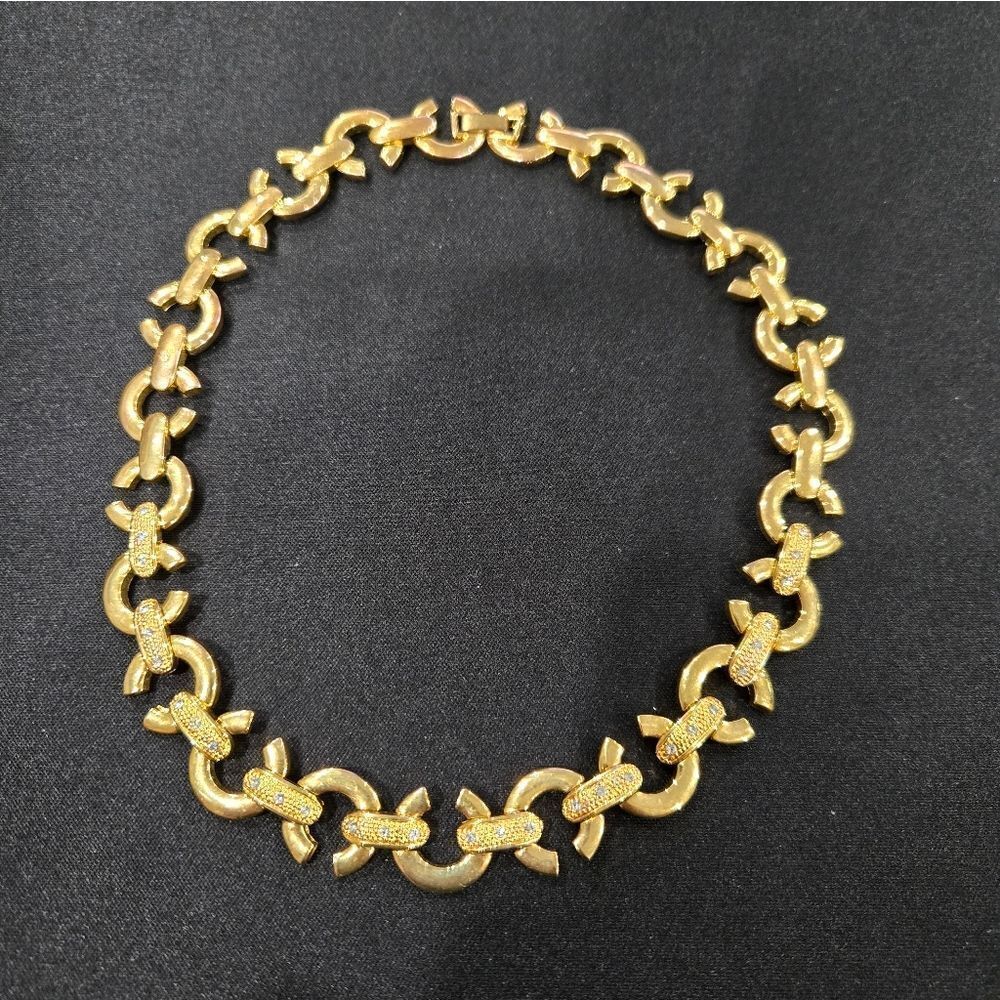 🐢 One Of A Kind Gold And Diamond Necklace Vintage